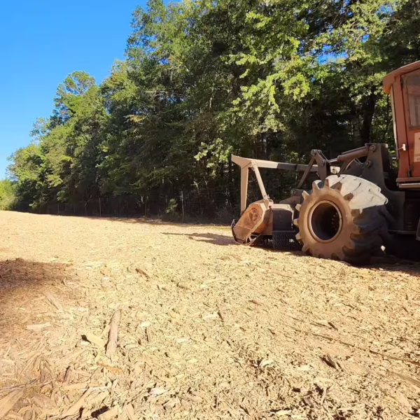 Bulldozing and Dirt Work Fire-Skid Services performing dirt work